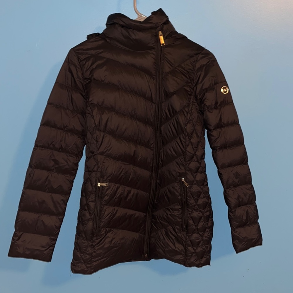 Michael Kors Black Down Jacket